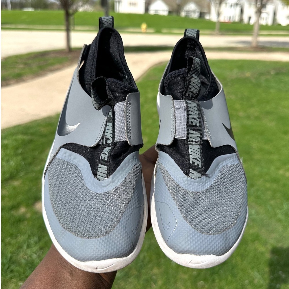 Nike Flex Runner Little Kids Sneakers Size 2Y Gray Shoes - Picture 5 of 13